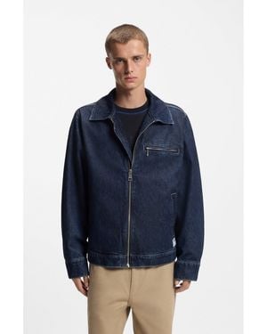HUGO Zip-Up Jacket - Blue