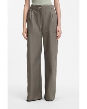 BOSS Wide-Leg Pants - Grey