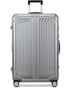BOSS X Samsonite Aluminium Suitcase 76Cm - Grey