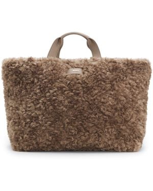 BOSS X Steiff Teddy Tote Bag With Logo Straps - Brown