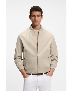 BOSS Light Beige Men's Casual Jackets Size 38r - Natural