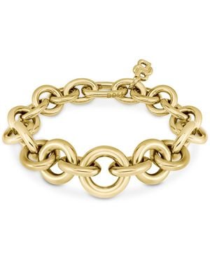 BOSS Tone Bracelet With Circle And Oval Links - Metallic