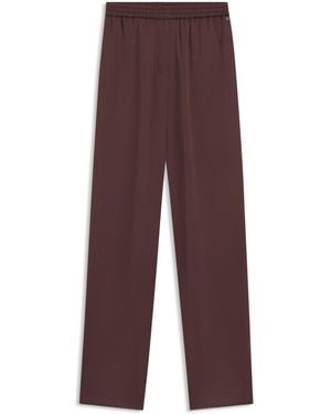 HUGO Relaxed-Fit Hose Aus Satin - Lila