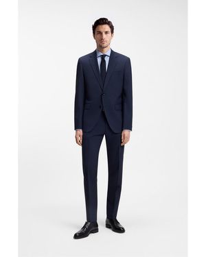 BOSS Two-Piece Regular-Fit Suit - Blue
