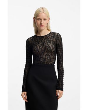 HUGO Slim-Fit Bodysuit - Black