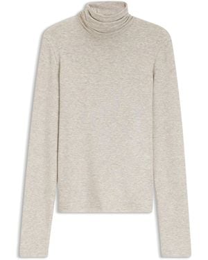 BOSS Maglia A Collo Alto - Bianco
