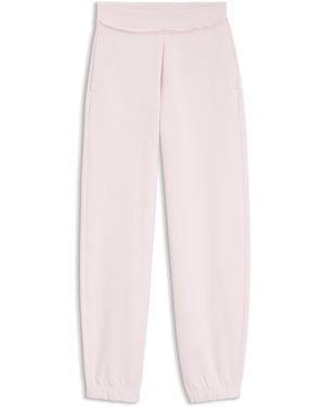 HUGO Pantalones De Chándal Relaxed Fit De Algodón Con Logo Bordado - Rosa
