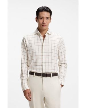 BOSS Regular-Fit Shirt - Natural