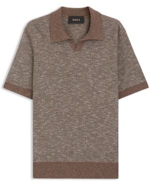 BOSS Polo Maglione - Marrone