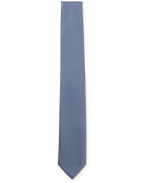 BOSS Formal Tie With Jacquard Pattern - Blue