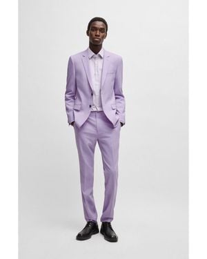 HUGO Extra-Slim-Fit Suit - Purple