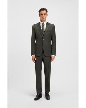 BOSS Three-Piece Slim-Fit Suit - Black