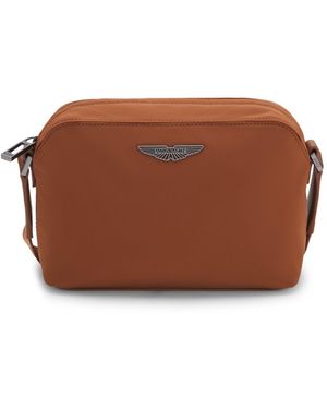 BOSS X Aston Martin Crossbody Bag With Special Branding - Brown