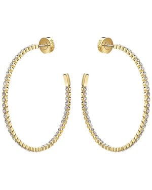 BOSS Refined Earrings With Signature Branding - Metallic