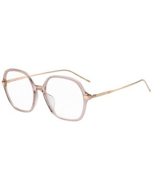 BOSS Acetate Optical Frames With Temple Stripe - Metallic