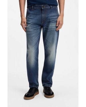 BOSS Tapered-Fit Jeans - Blue