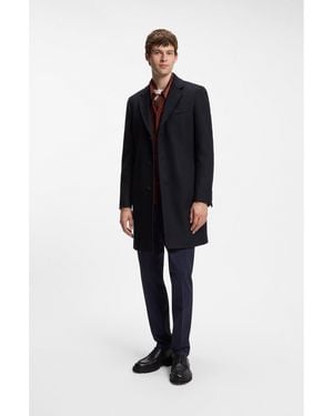 BOSS Slim-Fit Formal Coat - Black