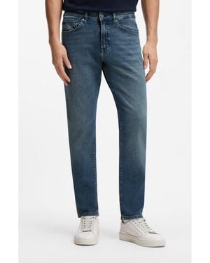 BOSS Tapered-Fit Jeans - Blue