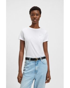 BOSS White Women's T-shirts Size L