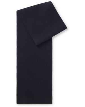 HUGO Baumwollschal Mit Rippstruktur - Blau