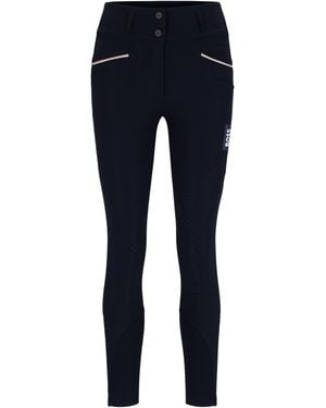 BOSS Equestrian Full-Grip Breeches With Phone Pocket - Blue