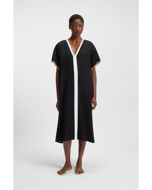 BOSS Relaxed-Fit Beach Dress - Black