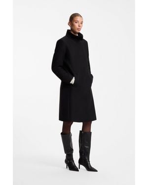 HUGO Regular-Fit Coat - Black