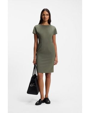 BOSS Slim-Fit Dress - Green