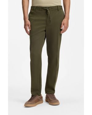 BOSS Modern-Fit Trousers - Green