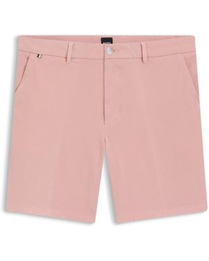 BOSS Modern-Fit Shorts - Pink
