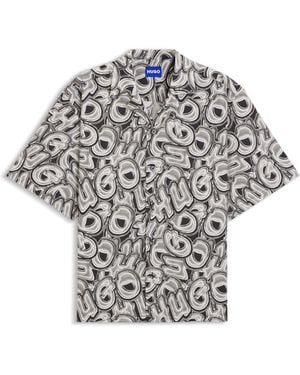 HUGO Relaxed-Fit Shirt - Multicolour