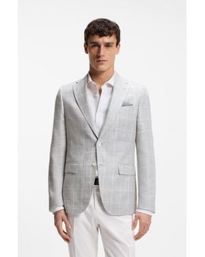 BOSS Light Gray Men's Sport Coats Size 38r - White