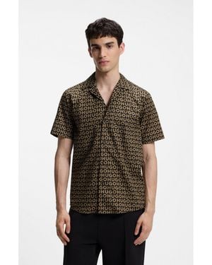 HUGO Relaxed-Fit Shirt - Green