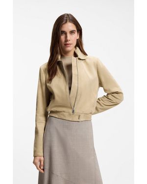 BOSS Blouson-Style Jacket - Natural
