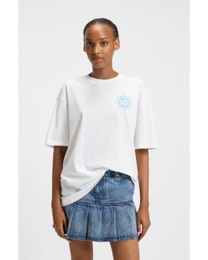 HUGO Oversized-Fit T-Shirt - White