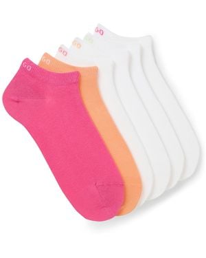 HUGO Set Van Zes Paar Sokken - Roze