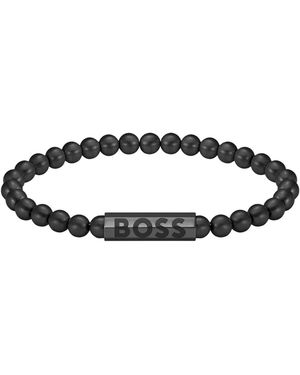 BOSS Beaded Cuff - Black