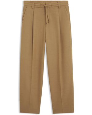 HUGO Pantaloni Con Pince E Fit Moderno - Neutro