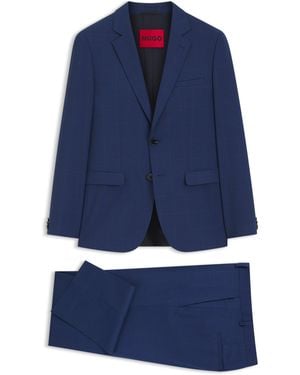 HUGO Two-Piece Extra-Slim-Fit Suit - Blue