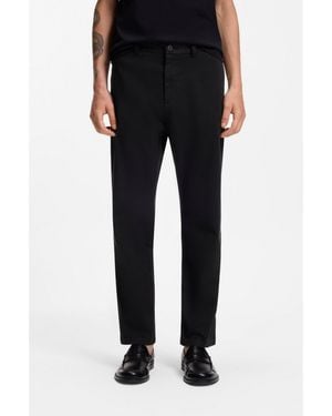 HUGO Slim-Fit Trousers - Black