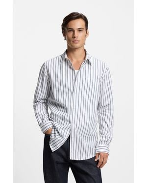 HUGO White Men's Casual Shirts Size M
