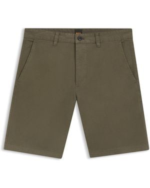 BOSS Slim-Fit Chino Shorts - Green