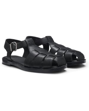 HUGO Fisherman-Style Sandals - Black