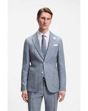 BOSS Slim-Fit Jacket - Blue
