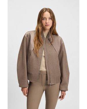 BOSS Bomber Jacket - Brown