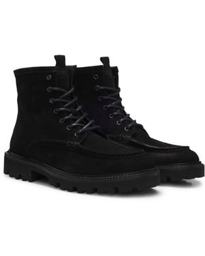 BOSS Lace-Up Boots - Black