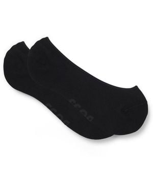 BOSS Two-Pack Of Invisible Socks - Black