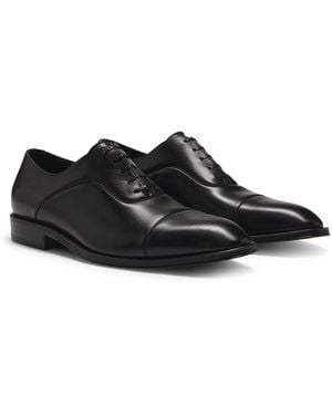 BOSS Captoe Oxford Shoes - Black