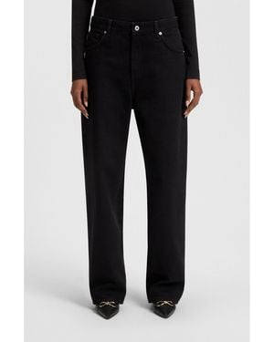 HUGO Relaxed-Fit Jeans - Black