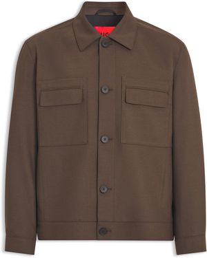 HUGO Giacca Slim Fit - Marrone